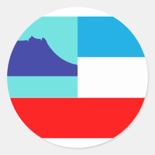 Sabah, Malaysia Classic Round Sticker