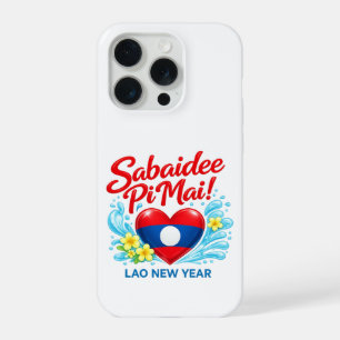 Sabaidee Pi Mai – Happy Lao New Year iPhone 15 Pro Case