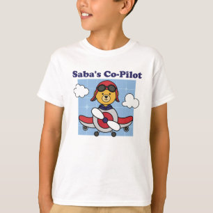 Saba's Co-Pilot - Cute Aeroplane T-Shirt