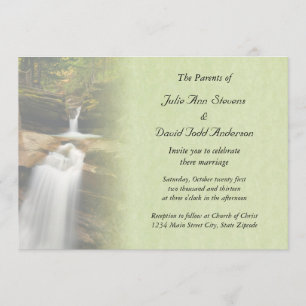 Sabbaday Falls Wedding Invitation