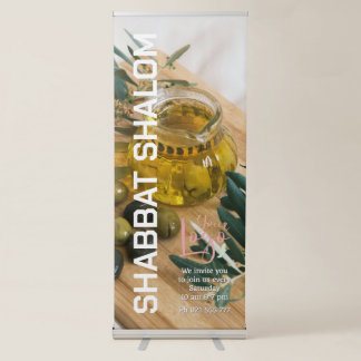 Sabbath Invitation Vertical Retractable Banner