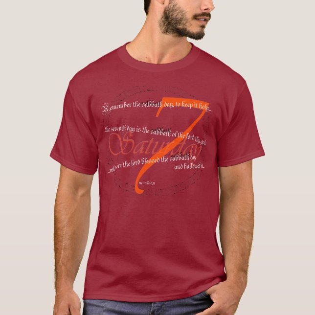 Sabbath is not Sunday T-Shirt (Front)