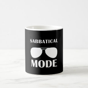 Sabbatical mode sunglasses coffee mug