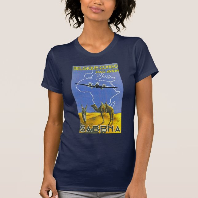 Sabena ~ Belgique Congo T-Shirt (Front)