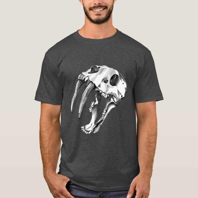 Sabertooth Cat T-Shirt (Front)