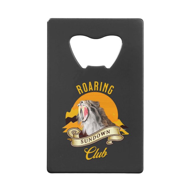 Sabertooth Tiger Retro Sunset Adventure Club (Front)