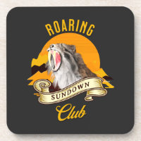 Sabertooth Tiger Retro Sunset Adventure Club