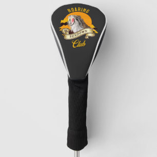 Sabertooth Tiger Retro Sunset Adventure Club Golf Head Cover