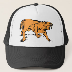 Sabertooth Tiger Trucker Hat