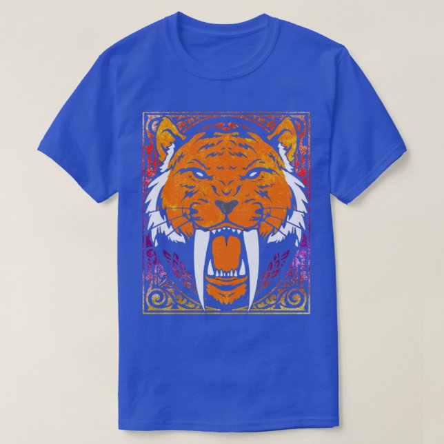SaberToothed Tiger T-Shirt (Design Front)