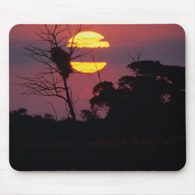 Sabi River At Sunset, Kruger National Park Mouse Mat (Front)