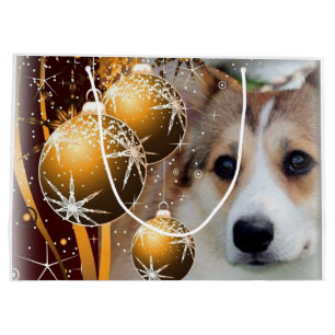 Sable Corgi Large Gift Bag