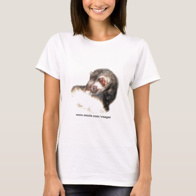 Sable Ferret Picture T-Shirt (Front)