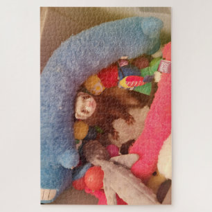Sable Ferret Toybox Jigsaw Puzzle
