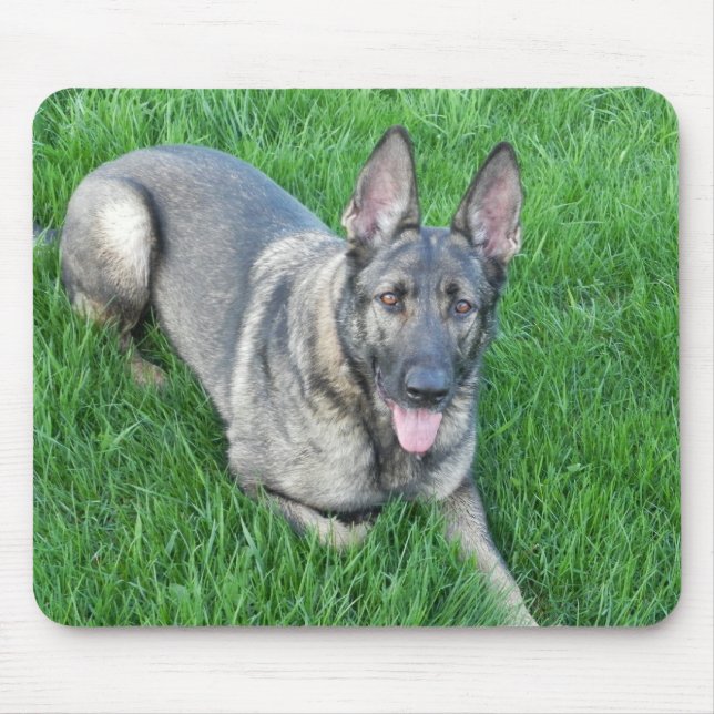 Sable German Shepherd Mouse Mat (Front)