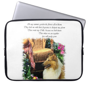 Sable Rough Collie Art Gifts Laptop Sleeve