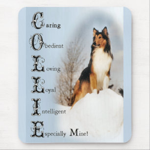 Sable Rough Collie Gifts Mouse Mat
