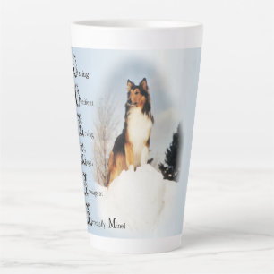 Sable Rough Collie Gifts Two-Tone Coffee Mug