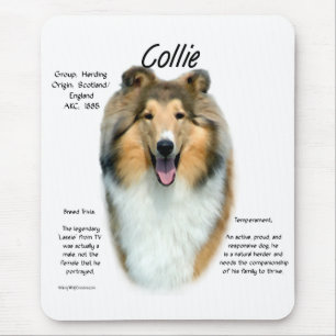 Sable Rough Collie Meet the Breed Mouse Mat