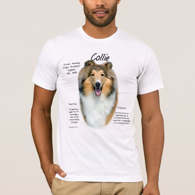 Sable Rough Collie Meet the Breed T-Shirt (Front)