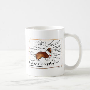 Sable sheltie coffee mug