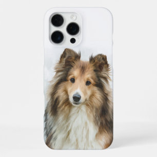Sable Shetland Sheepdog Watercolor Art iPhone 16 Pro Max Case