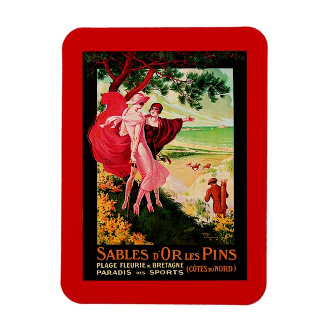 Sables d'Or Les Pins Magnet (Vertical)