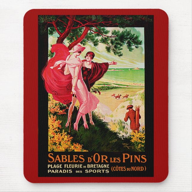 Sables d'Or Les Pins Mouse Mat (Front)
