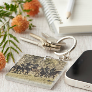 Sabre Battle Keychain