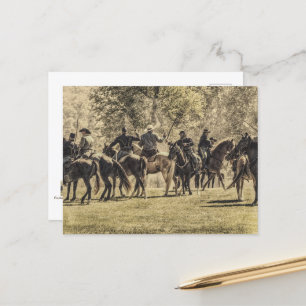 Sabre Battle  Postcard