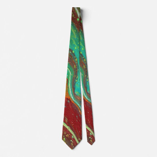 Sabre Dance 2 Wild Abstract Tie (Front)