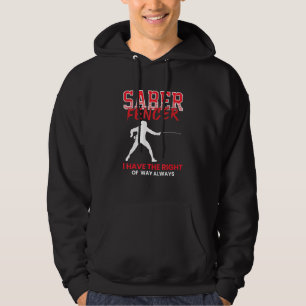 Sabre Fencer - Fencing Coach Combat Sport Swordmas Hoodie