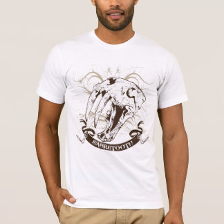 Sabre-tooth Cat Skull Version2 T-Shirt