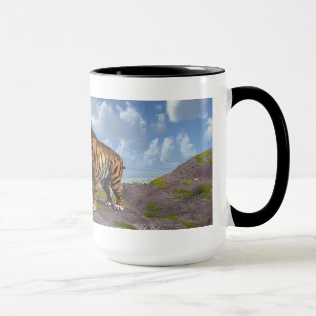 Sabre Tooth Tiger Mug (Right)