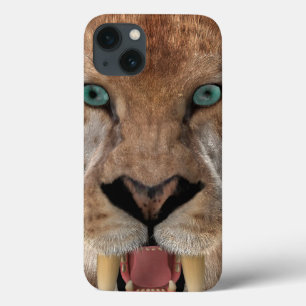 Sabre Toothed Ttiger or Smilodon iPhone 13 Case
