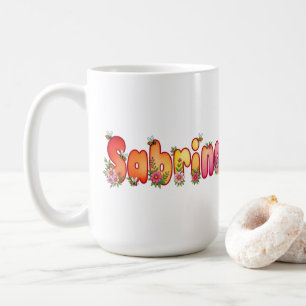 Sabrina - Floral and Bee Design Mug