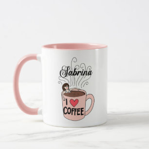 Sabrina Loves Coffee Mug