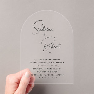 Sabrina Modern Wedding Invitation