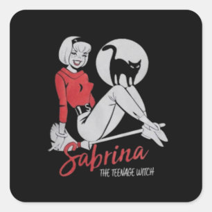 Sabrina the Teenage Witch T-Shirt Square Sticker
