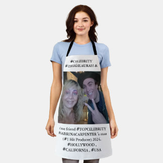 #SABRINACARPENTER 's #PRODUCER with #LAURAHGUILLEN Apron