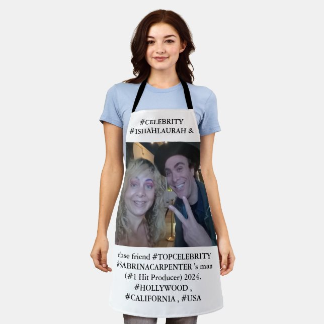 #SABRINACARPENTER 's #PRODUCER with #LAURAHGUILLEN Apron (Worn)