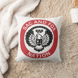 Sac and Fox Nation Flag Oklahoma Cushion