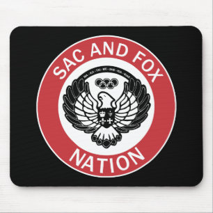 Sac and Fox Nation Flag Oklahoma Mouse Mat