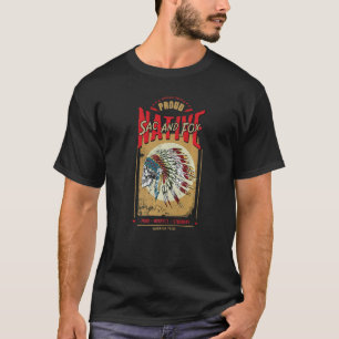 Sac and Fox Native American Indian Warrior Tribe P T-Shirt