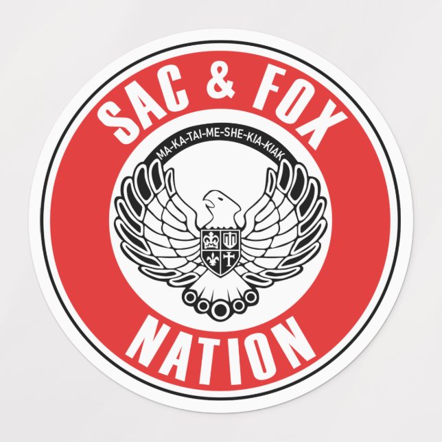 sac fox flag american native usa ethnic symbol ind (Design 3)