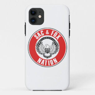 sac fox flag american native usa ethnic symbol ind iPhone 11 case