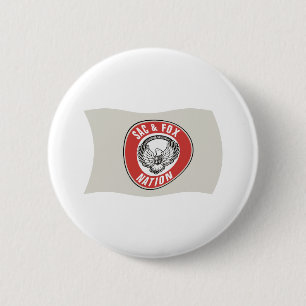 Sac & Fox Nation (Oklahoma) Flag Button