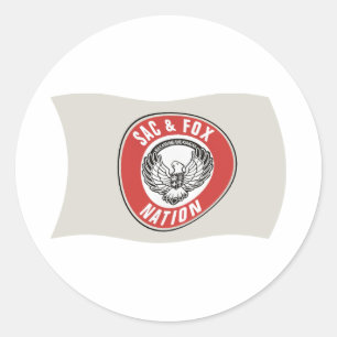 Sac & Fox Nation (Oklahoma) Flag Sticker