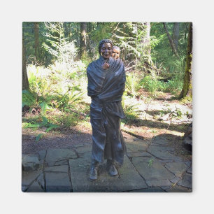 Sacagawea Statue, Fort Clatsop, Astoria, Oregon Magnet
