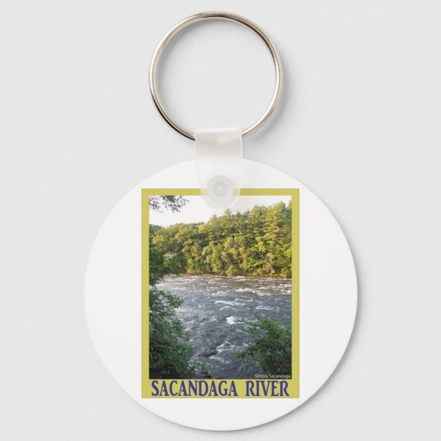 Sacandaga River Key Ring (Front)